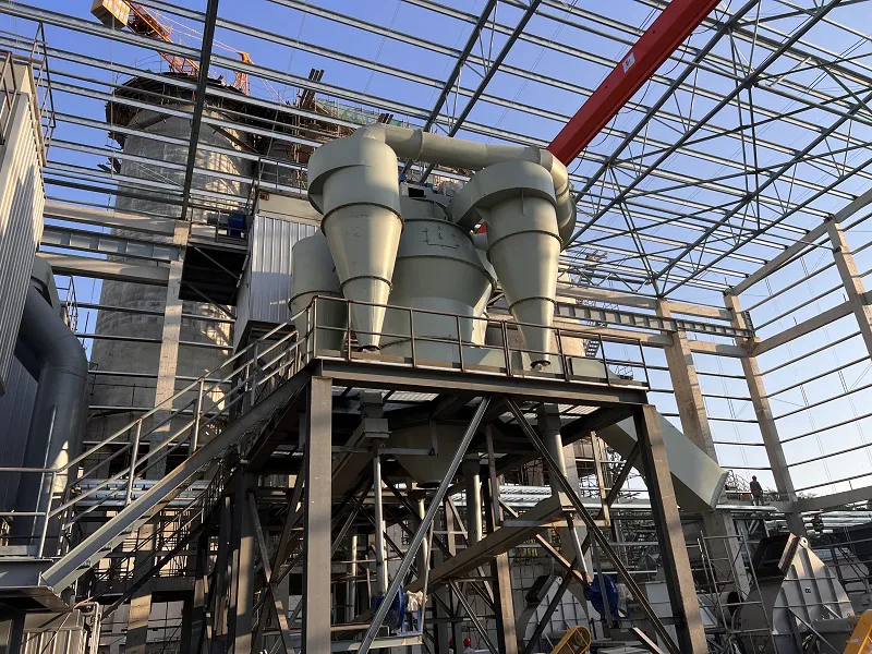 大连两条30t/h氢氧化钙生产线安装完毕